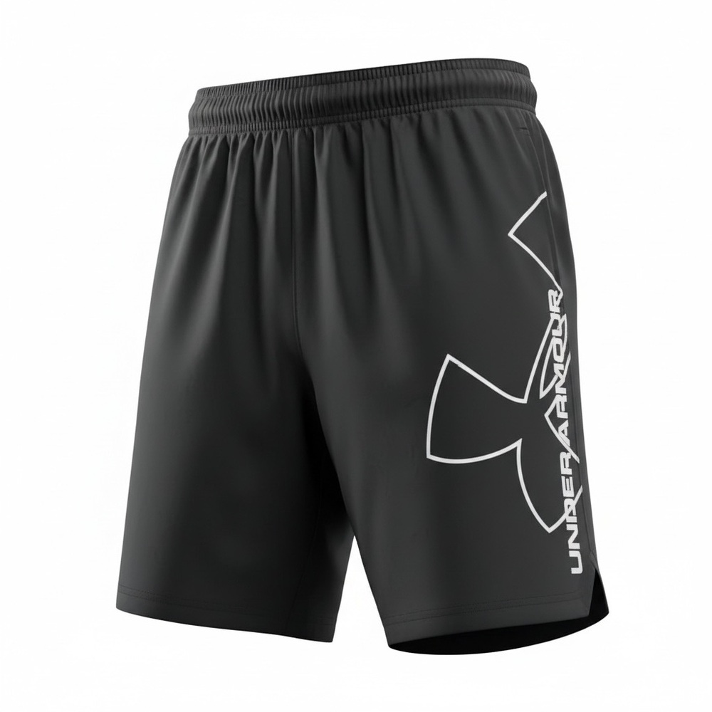 Under Armour Black Shorts with White Logo